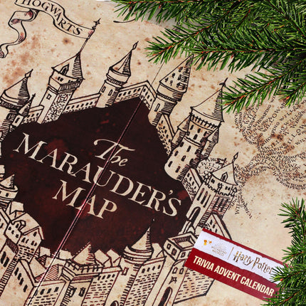 Harry Potteri advendikalender: 24 JellyBelly kotti + Marauderi kaart ja 24 viktoriiniküsimust, 192 g, maagiline maiuspala fännidele ja kollektsionääridele, piiratud väljaanne – võlu jõuluaega Sigatüükaga