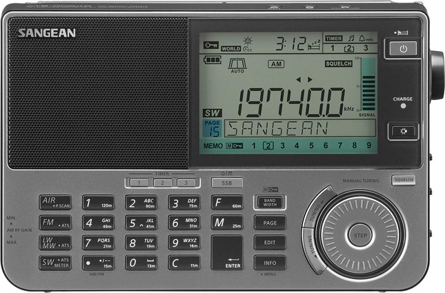 Sangean ATS-909X2 professionaalne FM-stereo vastuvõtja, erinevad värvid, must, 1109-00033-SW