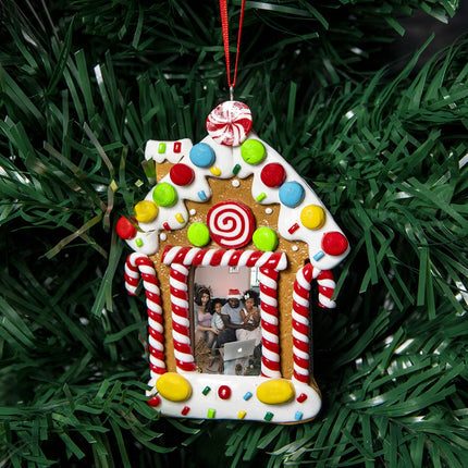 Hanging Christmas tree decorated with candy cane, customizable, 12-piece set