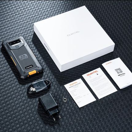OUKITEL WP23 Pro Outdoor Smartphone Ohne Vertrag - 16GB RAM+128GB ROM 10600mAh Outdoor handy, 6,52" HD+ Display Android 13 Rugged Smartphone, 13MP+5MP, IP68 Wasserdichit Handys/Dual SIM 4G/NFC/OTG/GPS