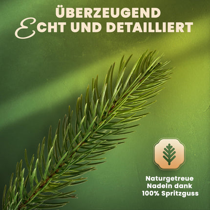 ArtiTree - jõulupärg uksele, advendipärg, jõulukaunistus sise- ja välistingimustes kasutamiseks, kunstkuusest pärg - 60cm