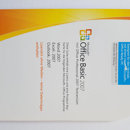 Microsoft Office Basic 2007 (litsentsivõti)