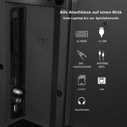 JVC 43-tolline TiVo-toega nutiteler (4K UHD, HDR Dolby Vision, Dolby Atmos, kolmekordne tuuner, 6 kuud HD+ garantiid kaasas) LT-43VU3455