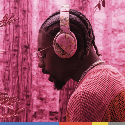 Skullcandy Crusher ANC 2 kõrvaklapid mürasummutavate juhtmevabade kõrvaklappidega, millel on sensoorne bass, 50-tunnine aku tööiga, Skull-iQ, Alexa tugi, mikrofon, Bluetooth-ühilduv - Realtree Edge värvid, roosad