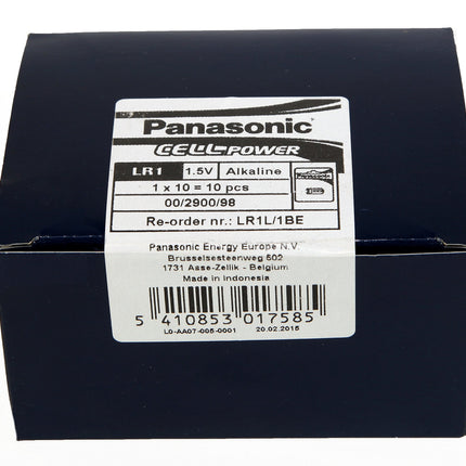 Panasonicu patareid LR-1 10 patareiga