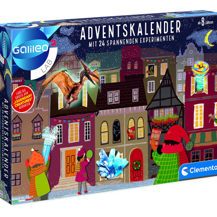 Galileo Labi advendikalender 2023 - jõulukalender 24 kingituse ja katsega - katsekomplekt alates 8. eluaastast, tootja Clementoni 59293