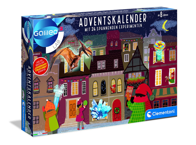 Galileo Labi advendikalender 2023 - jõulukalender 24 kingituse ja katsega - katsekomplekt alates 8. eluaastast, tootja Clementoni 59293