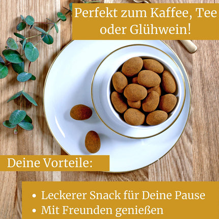 Jalall D'or kaneelimandlid – šokolaadimandlid – kakaomandlid kaneeliga – 3 × 250 g