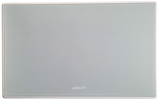 Polk Audio 255c-RT seina sisse paigaldatavad keskkõlarid (2) 13,3 cm (5,25 tolli) – Vanishing seeria, sobib hõlpsalt seina sisse, toitesisend, värvitav võre, must, valge