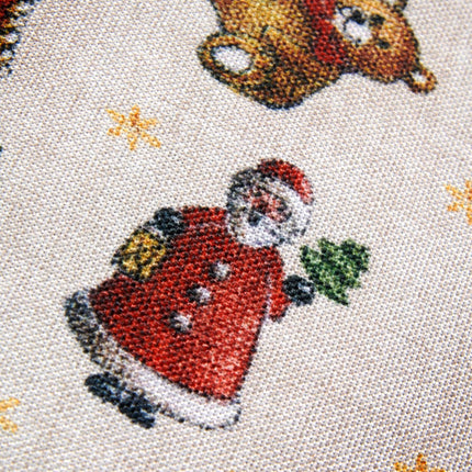Villeroy &amp; Boch Design Rug Nostalgic - Toy's Delight - Christmas Tree Blanket, Entrance Mat, Christmas Tree Rug for Living Room, Bedroom, Dining Room, Hallway - Green Multicoloured, 50x80 cm