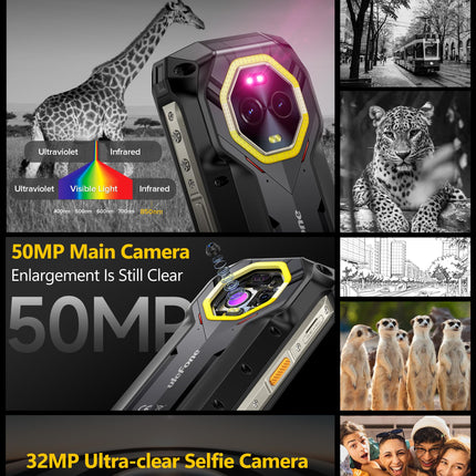 Ulefone Armor Mini 20 Pro õuemobiiltelefon, Android 14 5G mininutitelefon 16 GB + 256 GB / SD-2 TB mäluga, 4,7" HD+ 90Hz IP68/69K veekindel mobiiltelefon 6200mAh / 33W kiirlaadimine, 64MP öine nägemine, kahe SIM-kaardiga GPS / NFC
