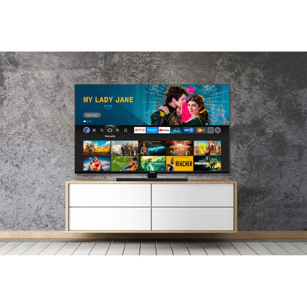 MEDION X14332 (MD 31410) 108 cm (43-tolline) QLED-teler (Fire TV, 4K nutiteler, Dolby Vision HDR, Dolby Atmos, Netflix, Prime Video)