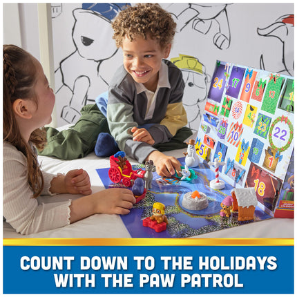 PAW Patrol: 2024 Advent Calendar with 24 Surprise Toys - Figures, Accessories and Kids Toys for Boys &amp; Girls Ages 3 and up!