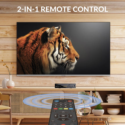 STRONG dekooder TNT UHD 4K | DVB-T2 | ühildub HEVC265-ga | USB-TV vastuvõtja/tuuner | Dolby Digital Plus | HDMI | Scart
