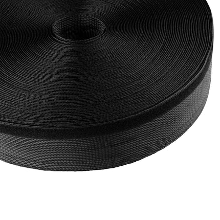 PureMounts PM-SOCKS-85B-50 universaalne polüesterkaabliümbris (takjakinnitus, 85 mm, pikkus: 50 m rull) must