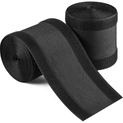 Cable Grip Floor Cable Cover Cords Cable Protector Cable Management for Commercial Office Carpets Only (Black, 6.8 m)