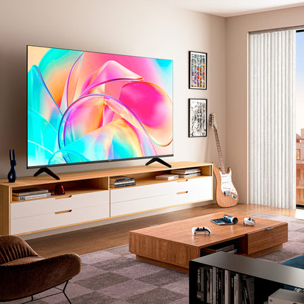 Hisense 75E7KQ QLED nutiteler 189 cm (75 tolli), 4K, HDR10, HDR10+ dekodeerimine, HLG, Dolby Vision, DTS Virtual, 60Hz paneel, Bluetooth, sisseehitatud Alexa, VIDAA Voice, antratsiithall