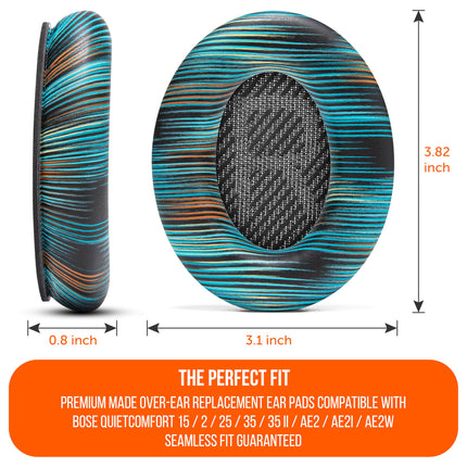 WC Wicked Cushions Replacement Ear Pads Compatible with Bose QuietComfort 35 (QC35) &amp; QuietComfort 35ii (QC35ii) Headphones &amp; More - Improved Comfort &amp; Durability | The Simulation