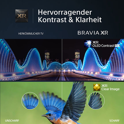 Sony BRAVIA XR, XR-55A80L, 55-inch TV, OLED, 4K HDR 120Hz, Google TV, Smart TV, Works with Alexa, with exclusive PS5 features, HDMI 2.1, Gaming Menu with ALLM + VRR, 24 + 12 Month Warranty