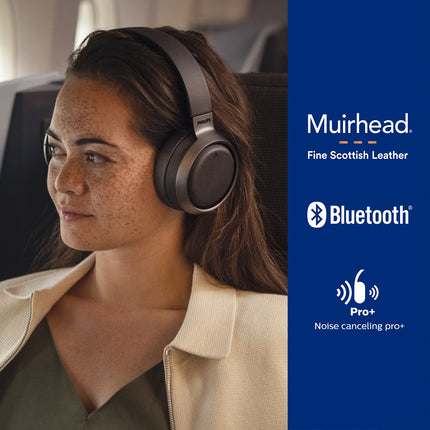 Philips L3/00 Audio Fidelio juhtmevabad aktiivse mürasummutusega Bluetooth-kõrvaklapid, täiskasvanutele mõeldud kõrvaklapid kahe mikrofoniga, 38 tundi mänguaega, mustad, üks suurus