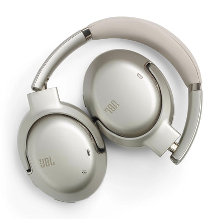 JBL Tour One M2 – juhtmevabad kõrvaklapid – Bluetooth-kõrvaklapid adaptiivse mürasummutusega – šampanjahall – kuni 40 tundi taasesitusaega ühe laadimisega