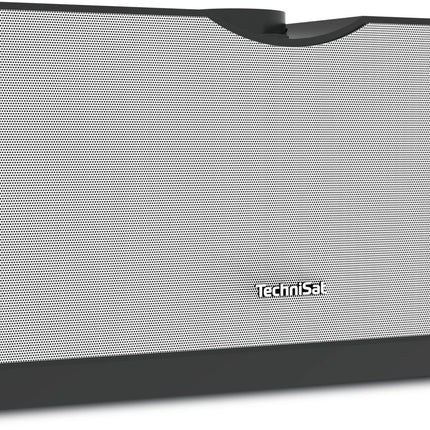 TechniSat AUDIOMASTER MR3 – 90-vatine ELAC WiFi kõlar ja internetiraadio (UPnP/DLNA heli voogedastusega, mitmetoaline kõlar internetiraadio, Spotify ja Bluetoothi ​​jaoks) must/hõbedane