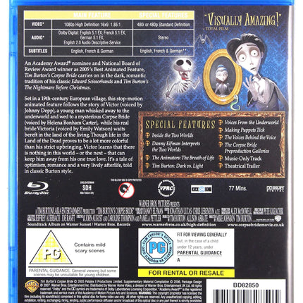 Corpse Bride [Blu-ray] [Suurbritannia import]