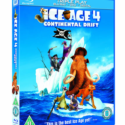 Jääaeg 4: Täielikult ümberasustatud [DVD]+[Blu-Ray] (IMPORT) (Saksakeelset versiooni pole)