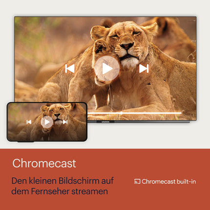 GRUNDIG 50 VOE 73 50-tolline (126 cm) LED-teler, Android 11 teler, 4K UHD, Dolby Digital, HDR10, Micro Dimming mootor, sisseehitatud Chromecast, Bluetooth, nutiteler, must