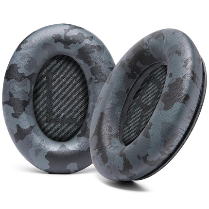 WC Wicked Cushions Replacement Ear Pads Compatible with Bose QuietComfort 35 (QC35) &amp; QuietComfort 35ii (QC35ii) Headphones &amp; More - Improved Comfort &amp; Durability | Black Camo