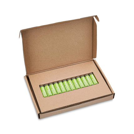 Amazon Basics AA NiMH suure mahutavusega laetavad akud, 2400 mAh, laeb kuni 400 korda, eelnevalt laetud, 12 tk