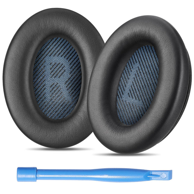 Bose SoundLink Around-Ear 2 kõrvaklappide vahetuskõrvapadjad - tähtedega 'L' ja 'R' ning õige värvi ja kujuga lõngaga (SLAE2, must)