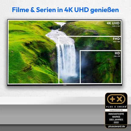 MEDION X14331 (MD 30250) 108 cm (43-tolline) televiisor (Fire TV, 4K nutiteler, Dolby Vision HDR, Dolby Atmos, Netflix, Prime Video)