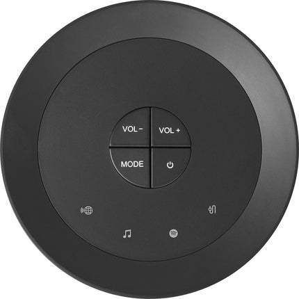 TechniSat TECHNISOUND MR2 mitmetoaline kõlar (heli voogesituse, internetiraadio, 2 x 10-vatise juhtmevaba kõlari, Spotify Connecti, UPnP heli voogesituse) must/hõbedane