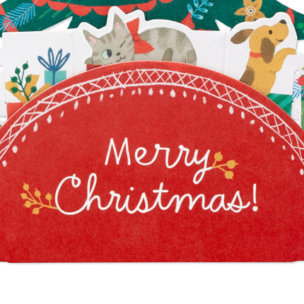 Hallmark Paper Wonder hüpikkaardid jõuludeks, jõulupuu (8 kaarti ja ümbrikku)