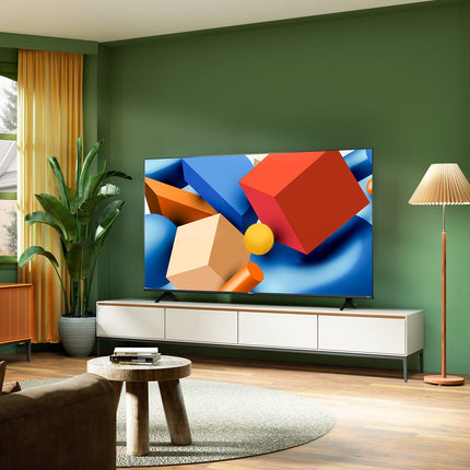 Hisense 50E6KT 127 cm (50-tolline) 4K UHD LED-nutiteler HDR-iga, Dolby Vision, kolmekordne tuuner DVB-C/S/S2/T/T2, WiFi, Bluetooth, sisseehitatud Alexa, hotellirežiim [2023], must
