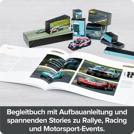 FRANZIS 67192 - Advendikalender Ralli, Võidusõit, Häälestamine, GRIP-i jõul, võidusõiduauto mudelkomplekt skaalas 1:43