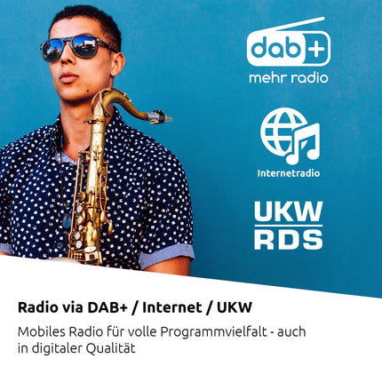 TechniSat VIOLA 2 C IR - kaasaskantav internetiraadio (DAB+, FM, Wi-Fi, 2,4-tolline värviline ekraan, kõrvaklapipesa, äratuskell, unetaimer, 3 vatti RMS, aku, toiteplokk) valge