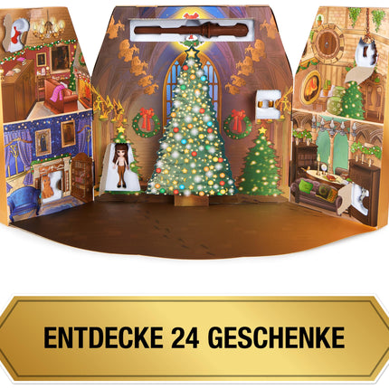 Wizarding World Harry Potteri maagiline miniadvendikalender 2023 minivõlukepiga, 3 figuuri ja muude üllatustega, mänguasi lastele vanuses 6 aastat ja vanemad, fännikaup