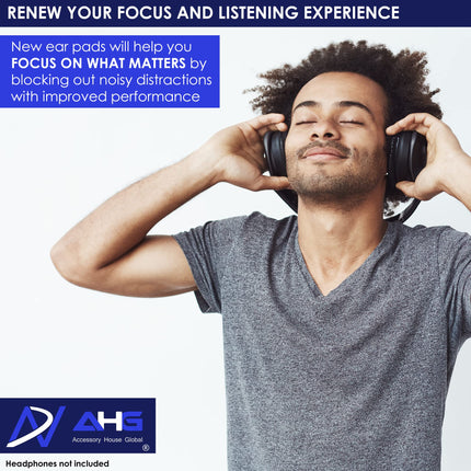 Premium Replacement SoundLink On-Ear Ear Pads Cushions Compatible with Bose SoundLink On-Ear Headphones, Bose On-Ear Wireless, Bose On-Ear 2 (OE2), and Bose SoundTrue On-Ear Headphones (Triple Black)