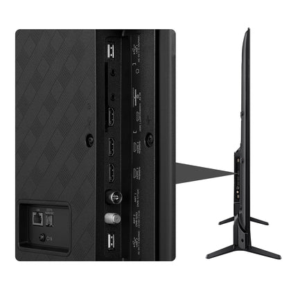 Hisense 50E6KT 127 cm (50-tolline) 4K UHD LED-nutiteler HDR-iga, Dolby Vision, kolmekordne tuuner DVB-C/S/S2/T/T2, WiFi, Bluetooth, sisseehitatud Alexa, hotellirežiim [2023], must