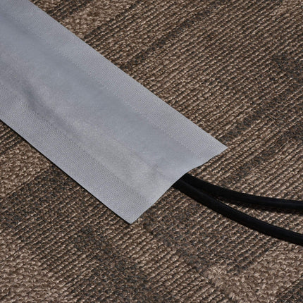 Põrandakaablikaitse, 3 m pikk, 10 cm lai, hall