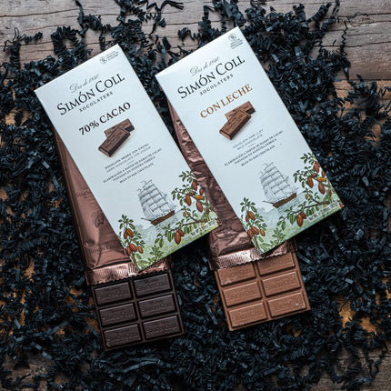 Gift set red wine from Spain with chocolate from Simón Col