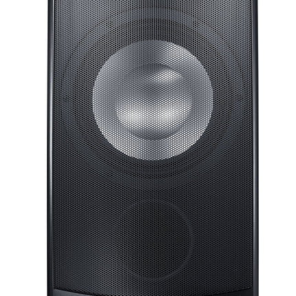 Canton AS 85.3 SC võimas aktiivsubwoofer (200/280W) valge &amp; Amazon Basics PBH-19088 subwooferkaabel, 2,4 m