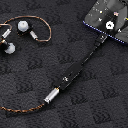 LINSOUL 7HZ SEVENHERTZ 71 kaasaskantav kõrvaklappide võimendi DAC-adapter AK4377 kiibiga, tipptasemel OCC-kaabel, toetab Android 5.1 ja uuemaid, ühildub L-ühendusega