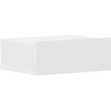 vidaXL Bedside Table with Drawer Hanging Bedside Table Bedside Table Bedside Table Wall Shelf White 40 x 30 x 15 cm Wood Material