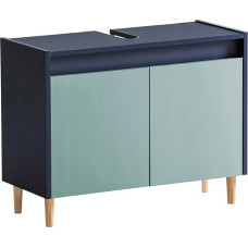 Schildmeyer Lovis 157034 Vanity Unit, Midnight Blue/Dove Blue, 80 x 33 x 60.1 cm