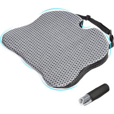 Humberto Car Seat Cushion Driving Sciatica Coccyx Pain Relief Memory Foam Wedge Seat Cushion Lumbar Support Cushion Car Seat Cushion for Office Chairs Wheelchair