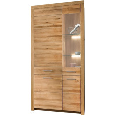 möbelando Living Room Set WZ-0169 Made of Wild Oak in Natural Oiled Dimensions (W x H x D) 284.9 x 204.1 x 40 cm