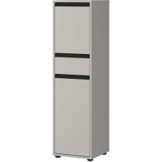 Germania GW-Lemont 2201-186 Cabinet in Stone Grey with Door and Drawer Damping 33 x 121 x 34 cm (W x H x D)